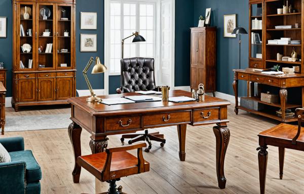 Furniture restoration consultation workspace