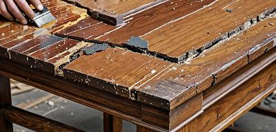 Wood repair and damage restoration